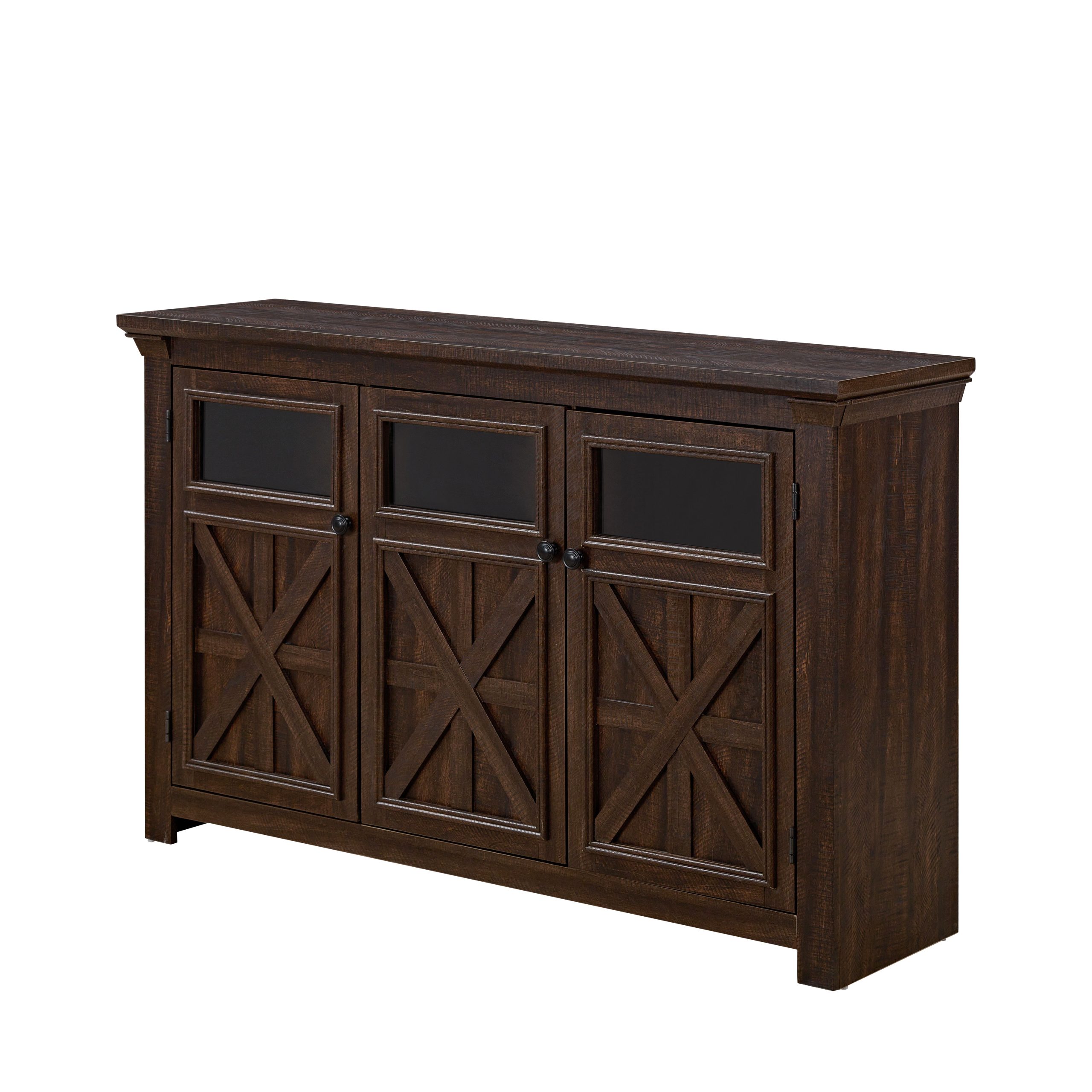 3 Doors Cabinet Large Buffet Sideboard Cabinet, Bar Wine Cabinet for Entryway Living Room Buffet Cabinet Table Coffee Bar Wine Bar Large Storage Space Cabinet for Dining Room